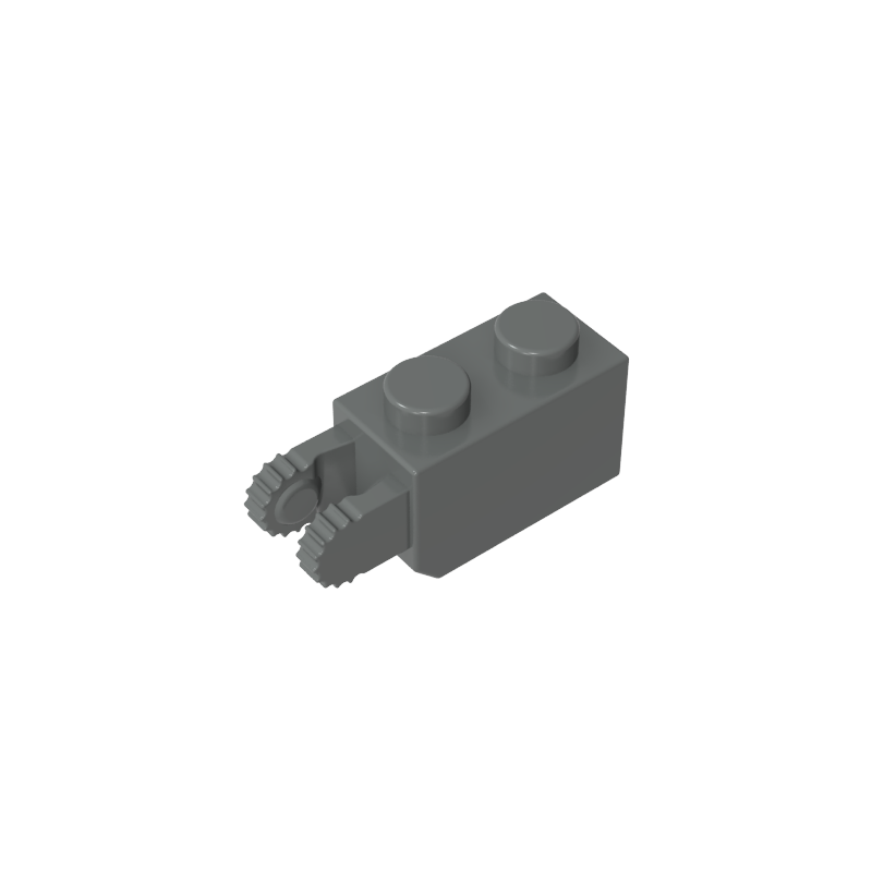 30365 | Hinge Brick 1 x 2 Locking with 2 Fingers Vertical End