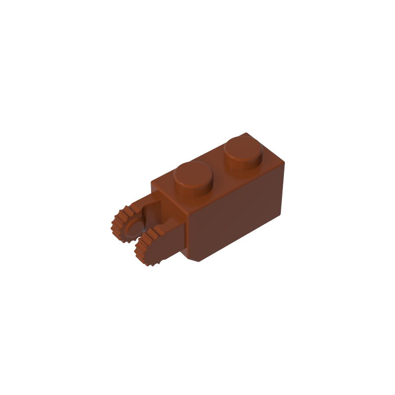 30365 | Hinge Brick 1 x 2 Locking with 2 Fingers Vertical End