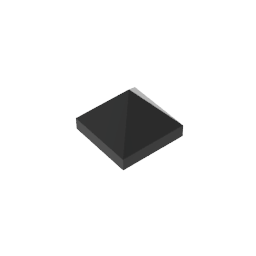 22388 | Slope 45 1 x 1 x 2/3 Quadruple Convex Pyramid