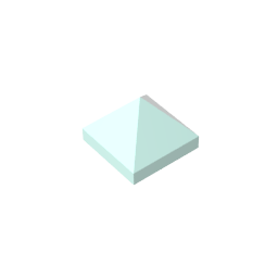 22388 | Slope 45 1 x 1 x 2/3 Quadruple Convex Pyramid