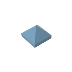 22388 | Slope 45 1 x 1 x 2/3 Quadruple Convex Pyramid