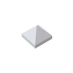 22388 | Slope 45 1 x 1 x 2/3 Quadruple Convex Pyramid