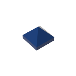 22388 | Slope 45 1 x 1 x 2/3 Quadruple Convex Pyramid