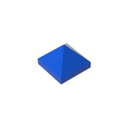 22388 | Slope 45 1 x 1 x 2/3 Quadruple Convex Pyramid