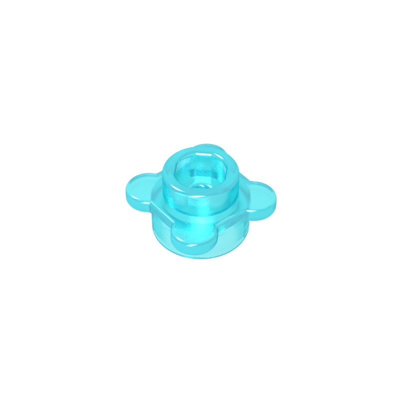 33291 | Plate, Round 1 x 1 with Flower Edge (4 Knobs / Petals)