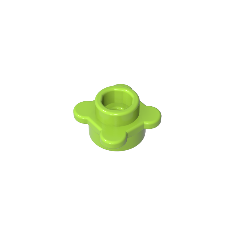 33291 | Plate, Round 1 x 1 with Flower Edge (4 Knobs / Petals)