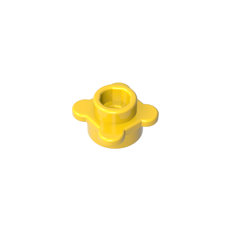 33291 | Plate, Round 1 x 1 with Flower Edge (4 Knobs / Petals)