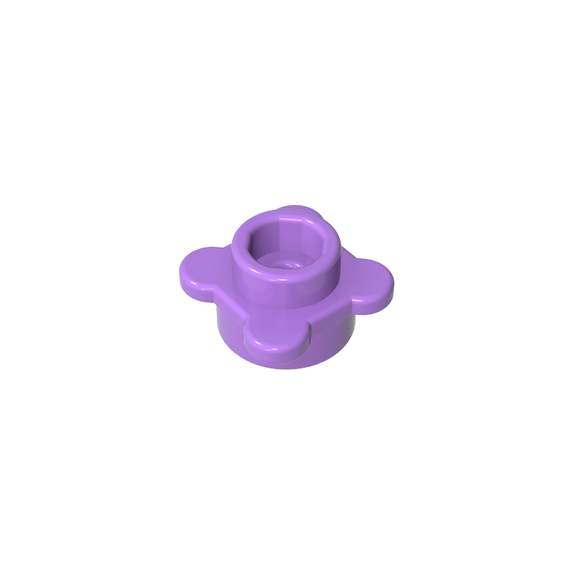 33291 | Plate, Round 1 x 1 with Flower Edge (4 Knobs / Petals)