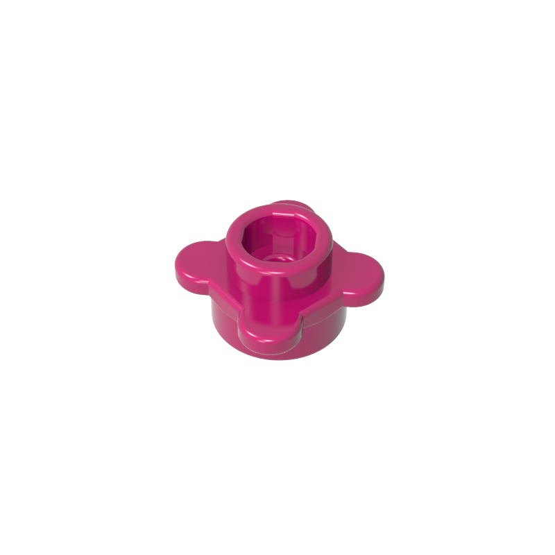 33291 | Plate, Round 1 x 1 with Flower Edge (4 Knobs / Petals)
