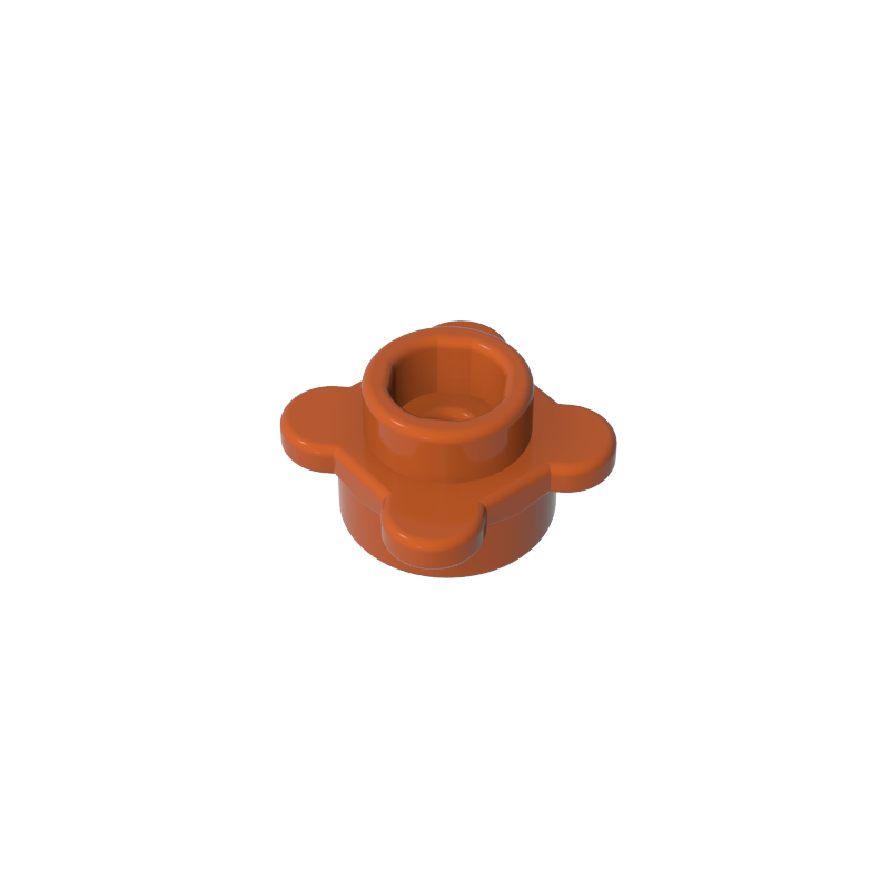 33291 | Plate, Round 1 x 1 with Flower Edge (4 Knobs / Petals)