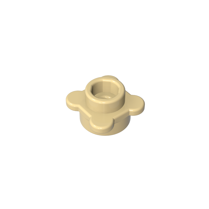 33291 | Plate, Round 1 x 1 with Flower Edge (4 Knobs / Petals)