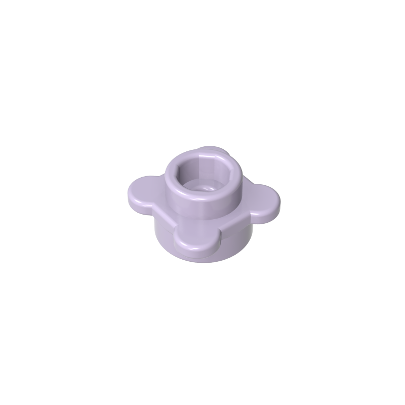 33291 | Plate, Round 1 x 1 with Flower Edge (4 Knobs / Petals)
