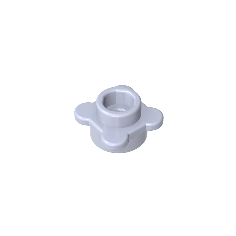 33291 | Plate, Round 1 x 1 with Flower Edge (4 Knobs / Petals)