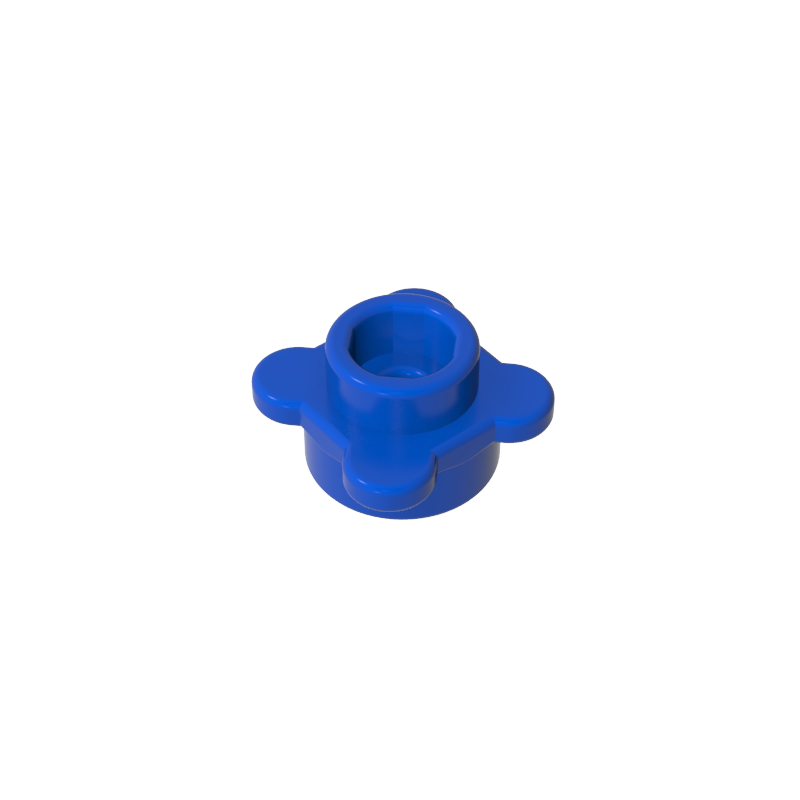 33291 | Plate, Round 1 x 1 with Flower Edge (4 Knobs / Petals)