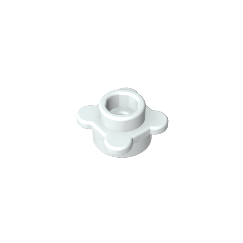 33291 | Plate, Round 1 x 1 with Flower Edge (4 Knobs / Petals)