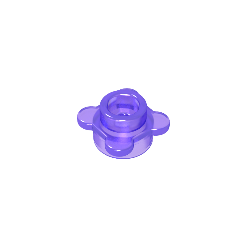 33291 | Plate, Round 1 x 1 with Flower Edge (4 Knobs / Petals)