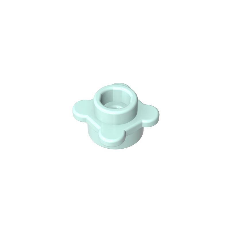 33291 | Plate, Round 1 x 1 with Flower Edge (4 Knobs / Petals)