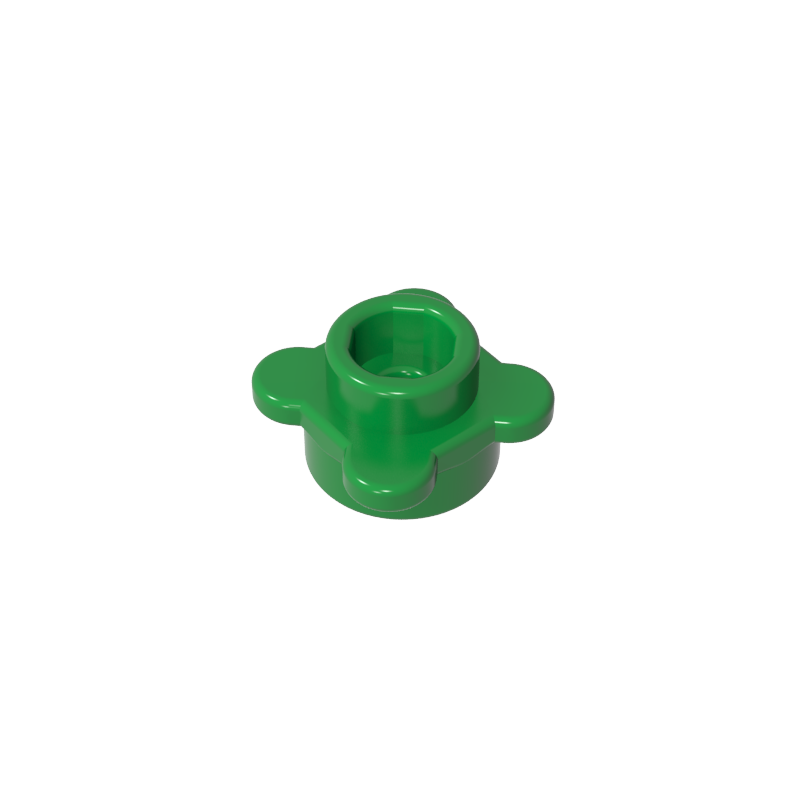 33291 | Plate, Round 1 x 1 with Flower Edge (4 Knobs / Petals)