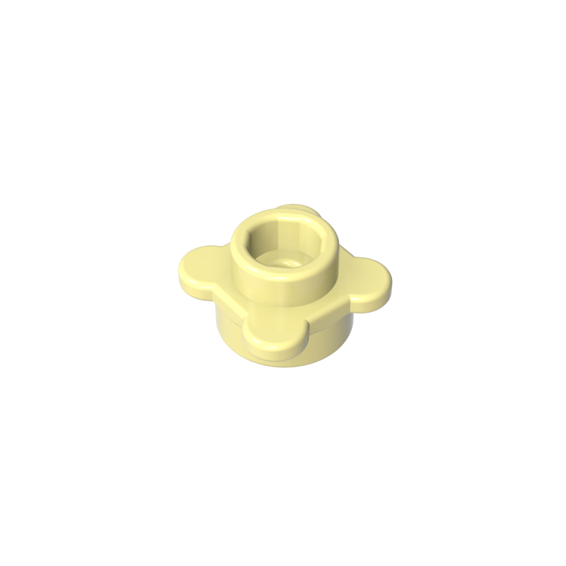 33291 | Plate, Round 1 x 1 with Flower Edge (4 Knobs / Petals)