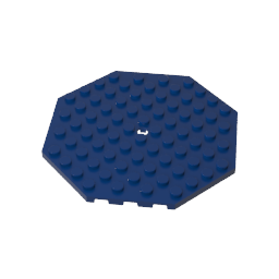 89523 | Plate, Modified 10 x 10 Octagonal with Hole