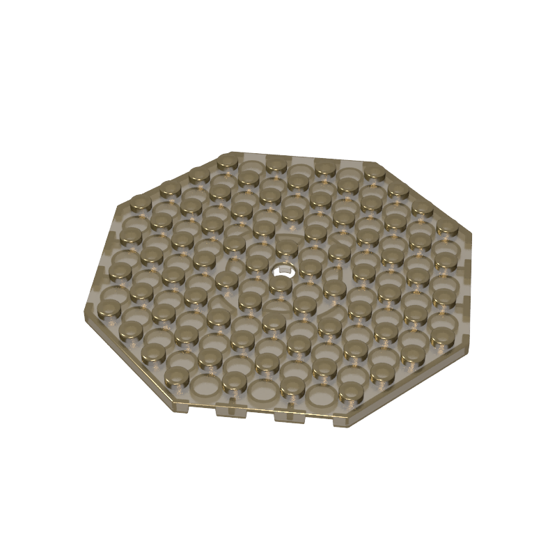 89523 | Plate, Modified 10 x 10 Octagonal with Hole