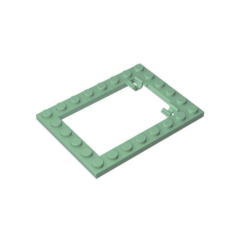 92107 | Plate, Modified 6 x 8 Trap Door Frame Horizontal (Long Pin Holders)