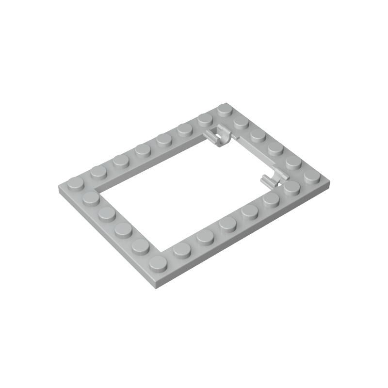 92107 | Plate, Modified 6 x 8 Trap Door Frame Horizontal (Long Pin Holders)