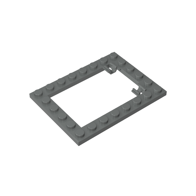 92107 | Plate, Modified 6 x 8 Trap Door Frame Horizontal (Long Pin Holders)
