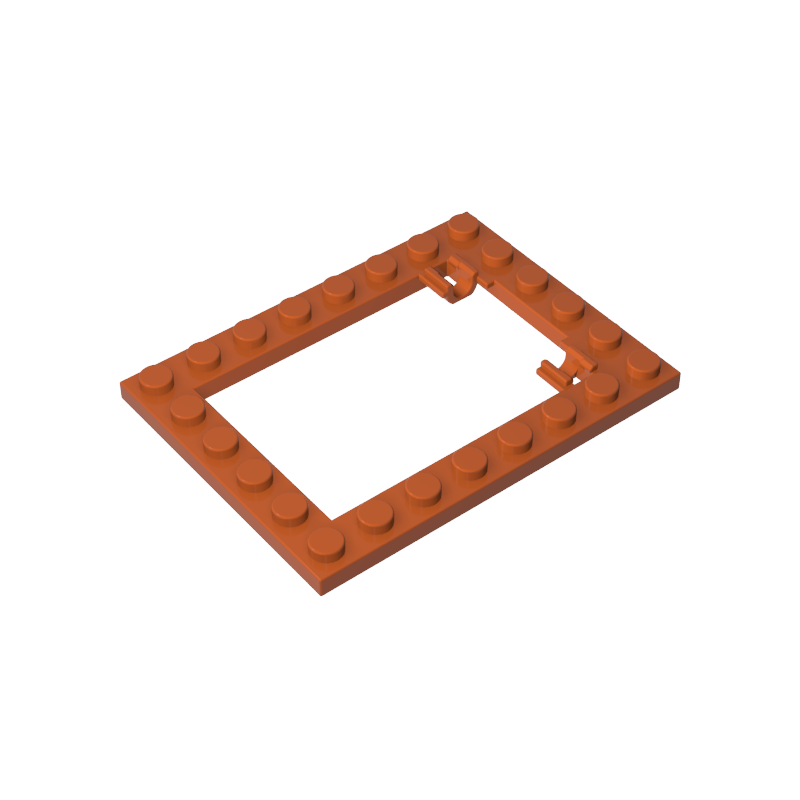 92107 | Plate, Modified 6 x 8 Trap Door Frame Horizontal (Long Pin Holders)