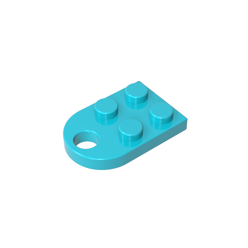 3176 | Plate, Modified 2 x 3 with Hole