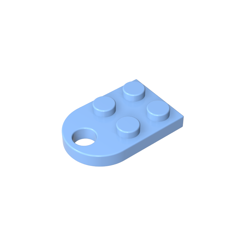 3176 | Plate, Modified 2 x 3 with Hole