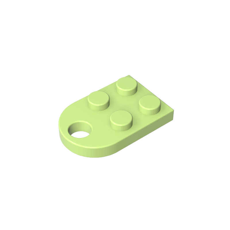 3176 | Plate, Modified 2 x 3 with Hole