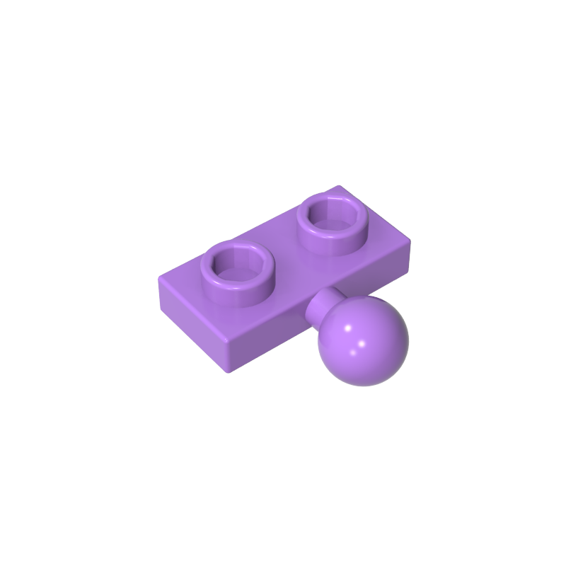 14417 | Plate, Modified 1 x 2 with Tow Ball on Side
