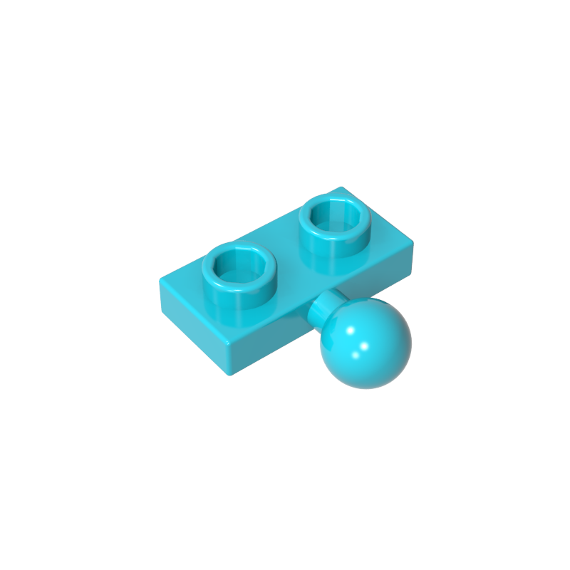 14417 | Plate, Modified 1 x 2 with Tow Ball on Side