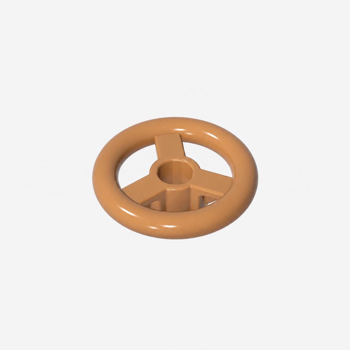 16091 | Vehicle, Steering Wheel Small, 2 Studs Diameter