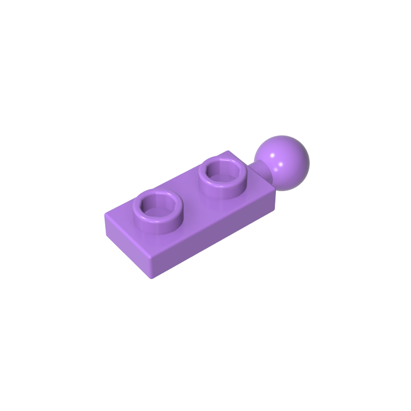 22890 | Plate, Modified 1 x 2 with Tow Ball on End