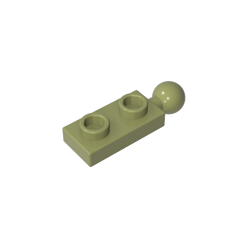 22890 | Plate, Modified 1 x 2 with Tow Ball on End