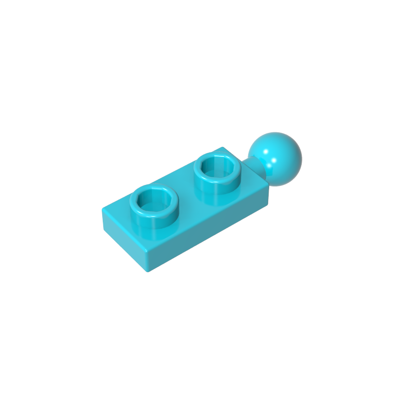 22890 | Plate, Modified 1 x 2 with Tow Ball on End