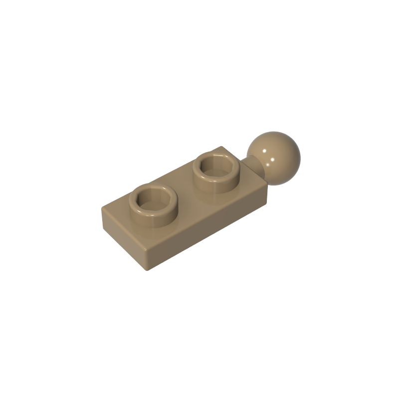 22890 | Plate, Modified 1 x 2 with Tow Ball on End