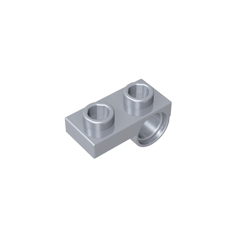 18677 | Plate, Modified 1 x 2 with Pin Hole on Bottom