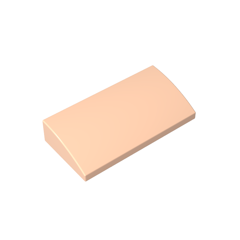 88930 | Slope, Curved 2 x 4 x 2/3 without Bottom Tubes