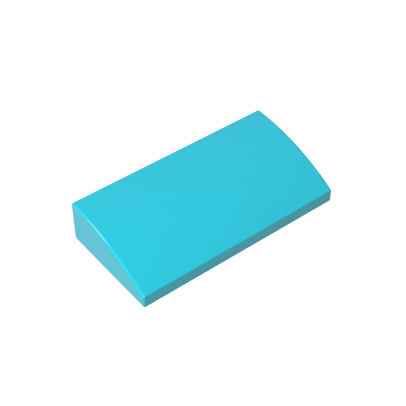 88930 | Slope, Curved 2 x 4 x 2/3 without Bottom Tubes