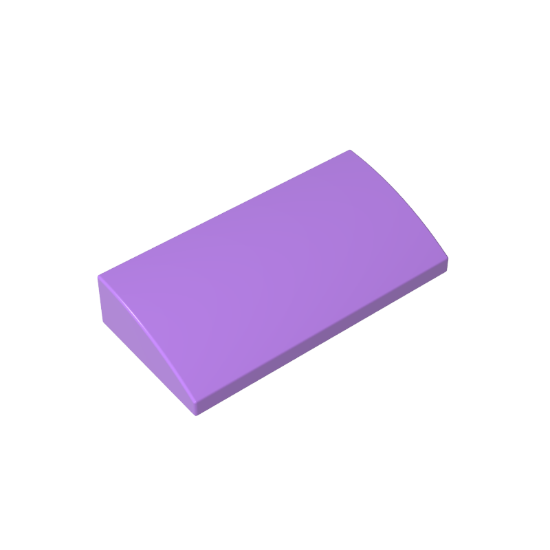 88930 | Slope, Curved 2 x 4 x 2/3 without Bottom Tubes