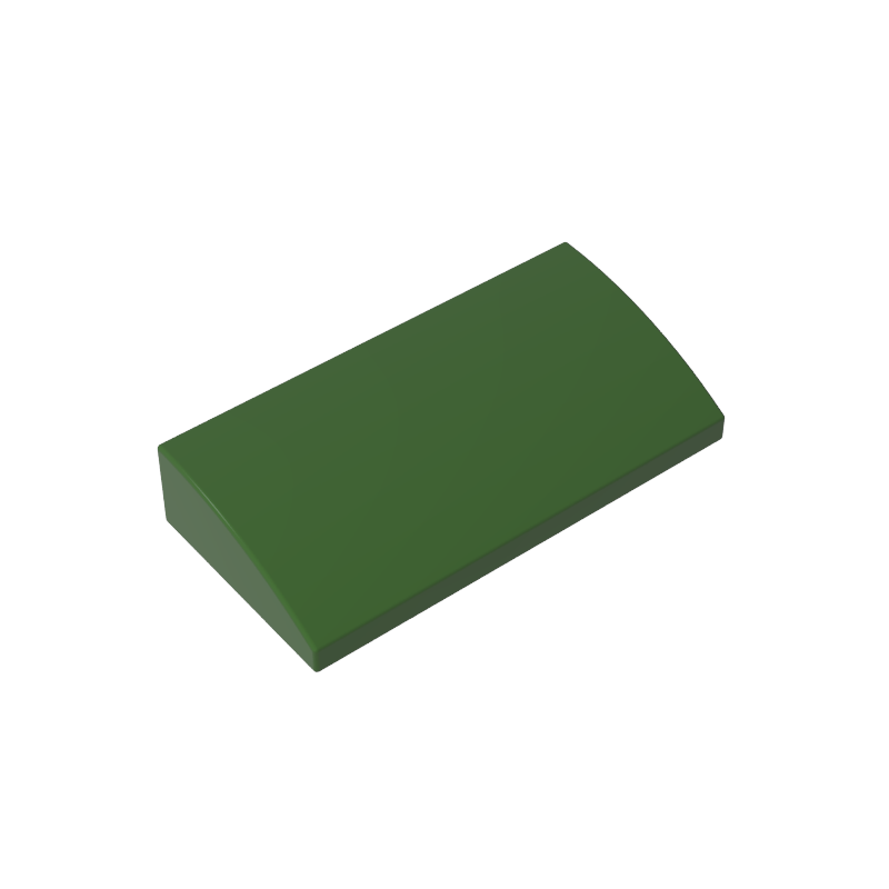 88930 | Slope, Curved 2 x 4 x 2/3 without Bottom Tubes