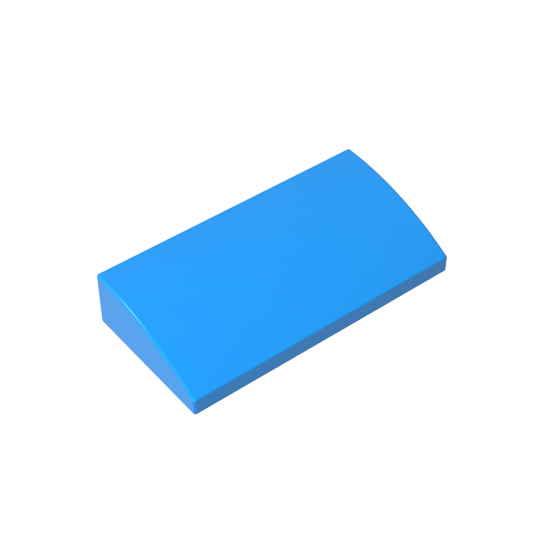 88930 | Slope, Curved 2 x 4 x 2/3 without Bottom Tubes