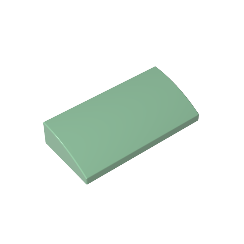 88930 | Slope, Curved 2 x 4 x 2/3 without Bottom Tubes