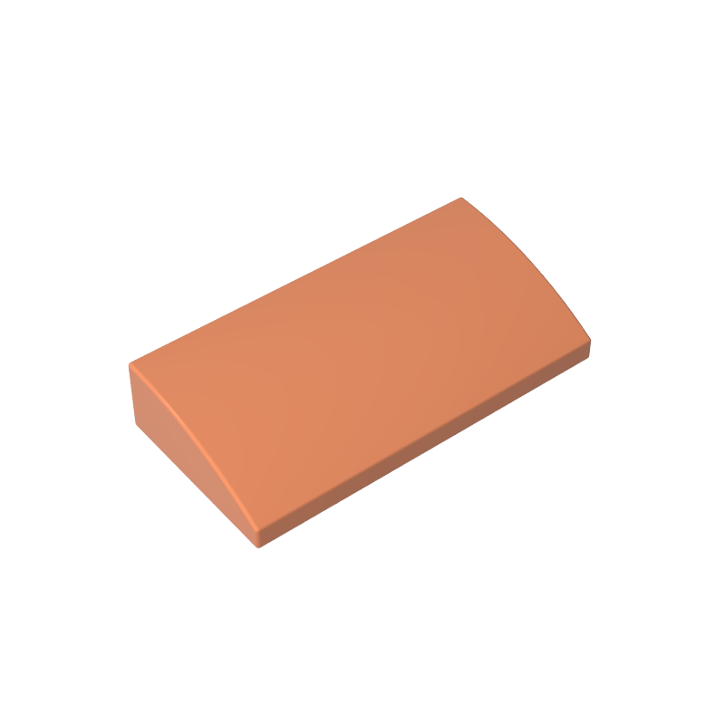 88930 | Slope, Curved 2 x 4 x 2/3 without Bottom Tubes