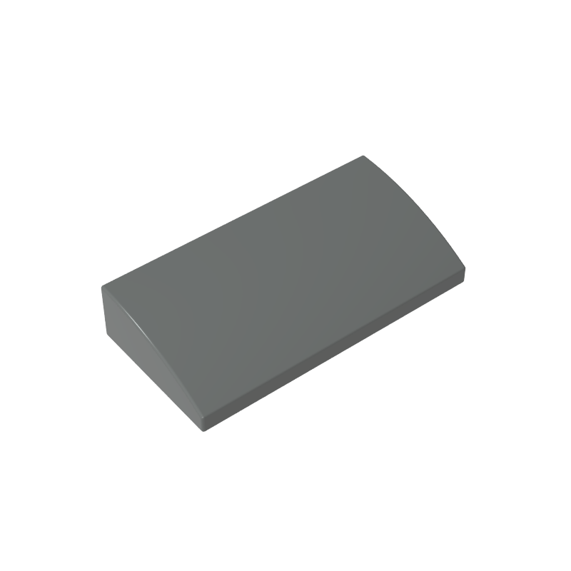 88930 | Slope, Curved 2 x 4 x 2/3 without Bottom Tubes