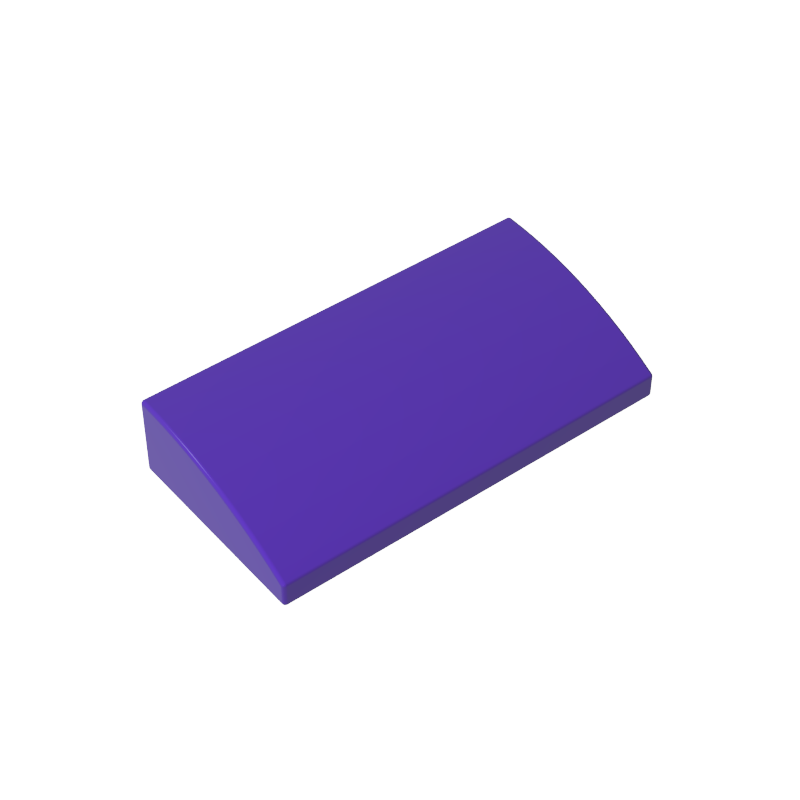 88930 | Slope, Curved 2 x 4 x 2/3 without Bottom Tubes