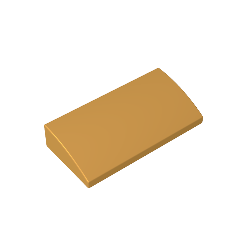 88930 | Slope, Curved 2 x 4 x 2/3 without Bottom Tubes